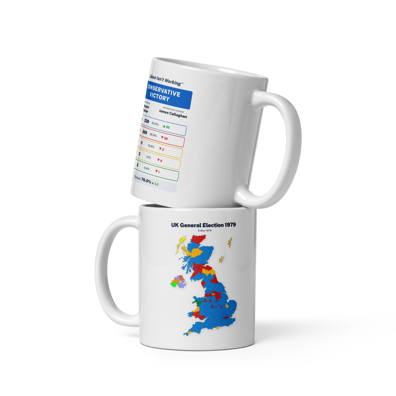 1979 General Election Map Mug