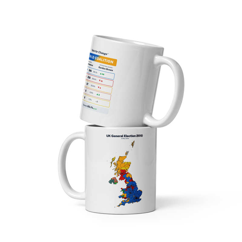2010 General Election Map Mug
